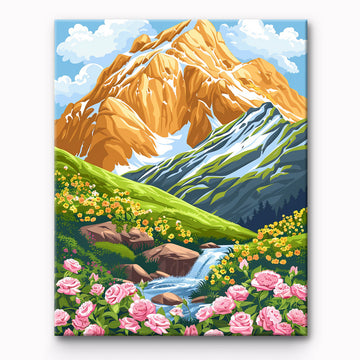 Mountain Painting By Number