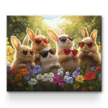 Rabbit Party Painting By Number