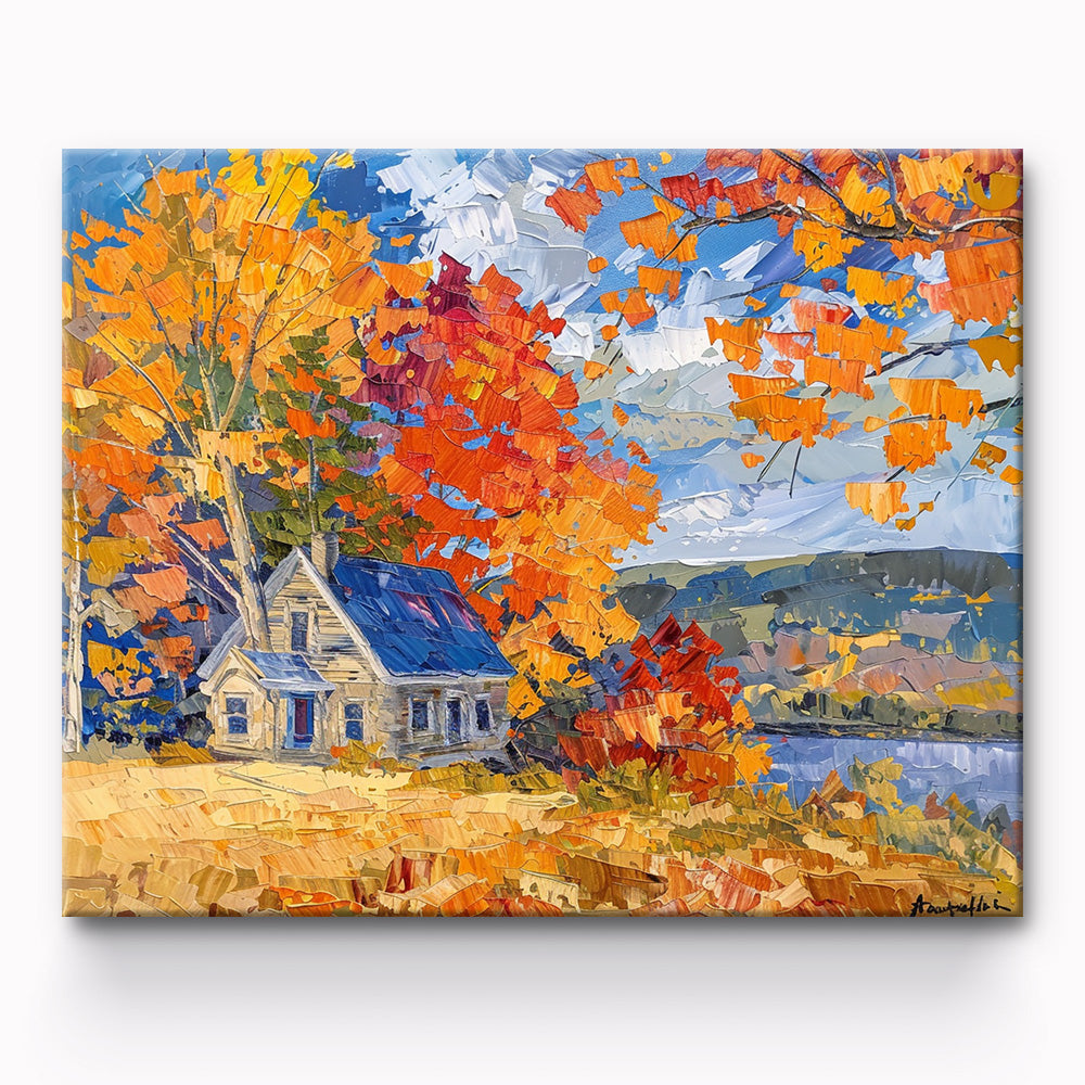 Seaside City Painting By Number