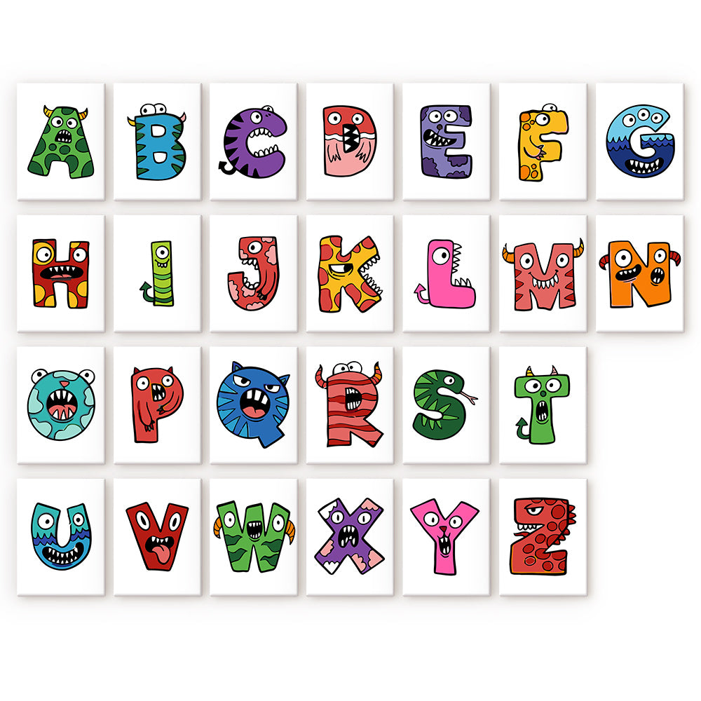 Paint By Alphabet - Mini Paint By Number