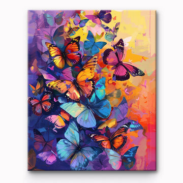 Butterfly Painting By Number