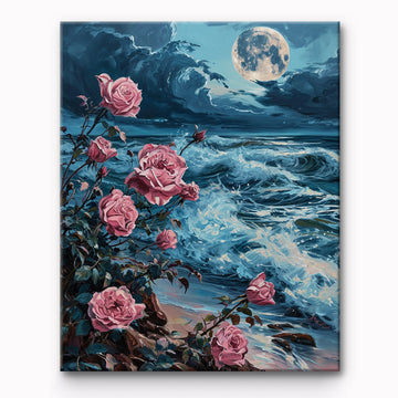 Rose Sea Painting By Number