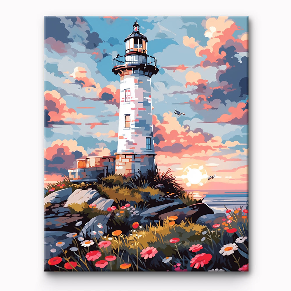 Lighthouses Painting By Number