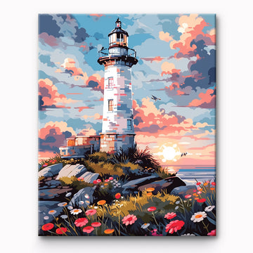 Lighthouses Painting By Number