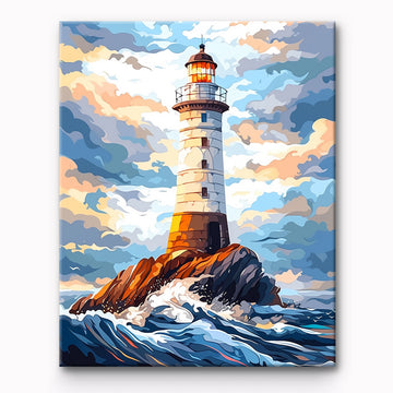 Lighthouses Painting By Number