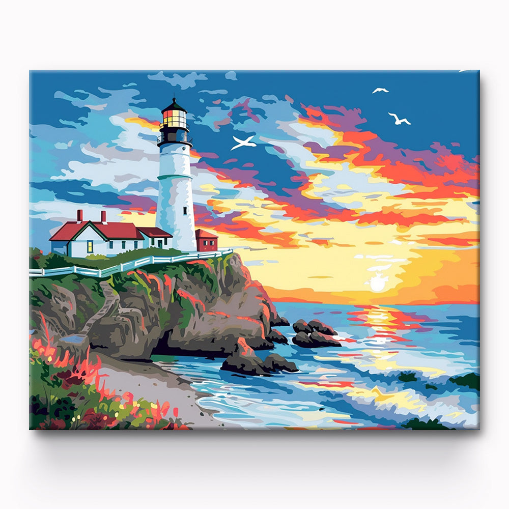 Lighthouse Painting By Number