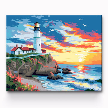Lighthouse Painting By Number