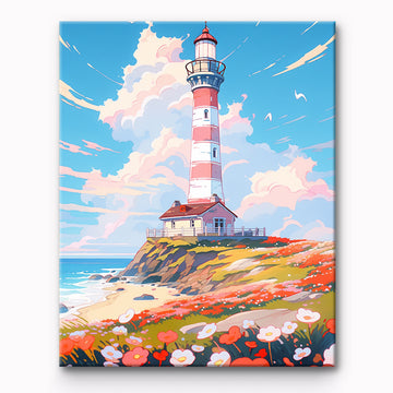 Lighthouses Painting By Number
