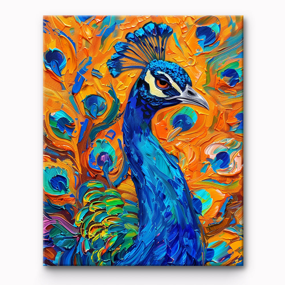Peacock Painting By Number