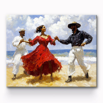 Dancing By The Lake Painting By Number